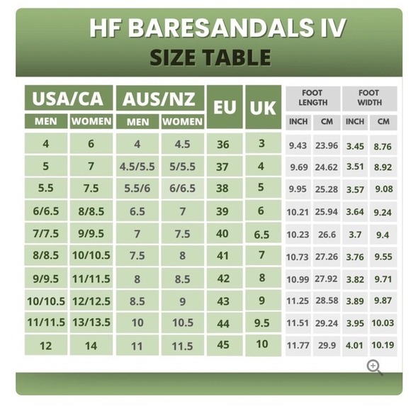 Hike Footwear HF Baresandal IV Adjustable Gray Breathable Unisex EU37 US W 7 M 5 - Picture 7 of 7